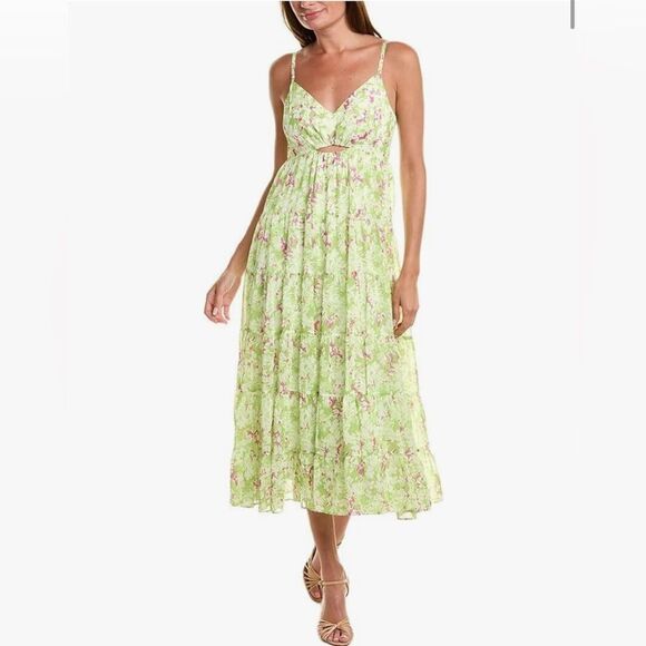 LIKELY GIULIANA DRESS Women's Floral Pink/Green Dress Sz 4 NWT - Picture 4 of 12
